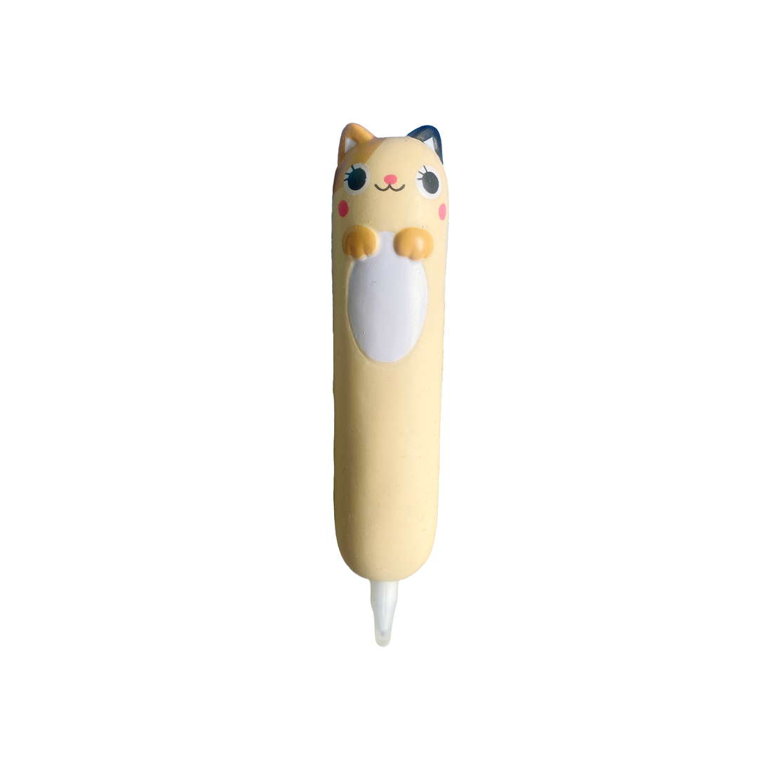 Cute Calico Cat Squishy Pen