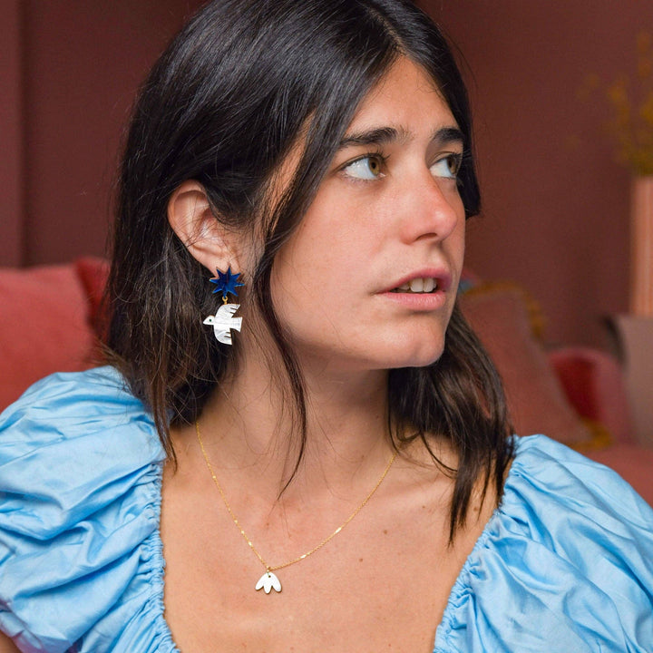 Assembled Story Drop Earrings