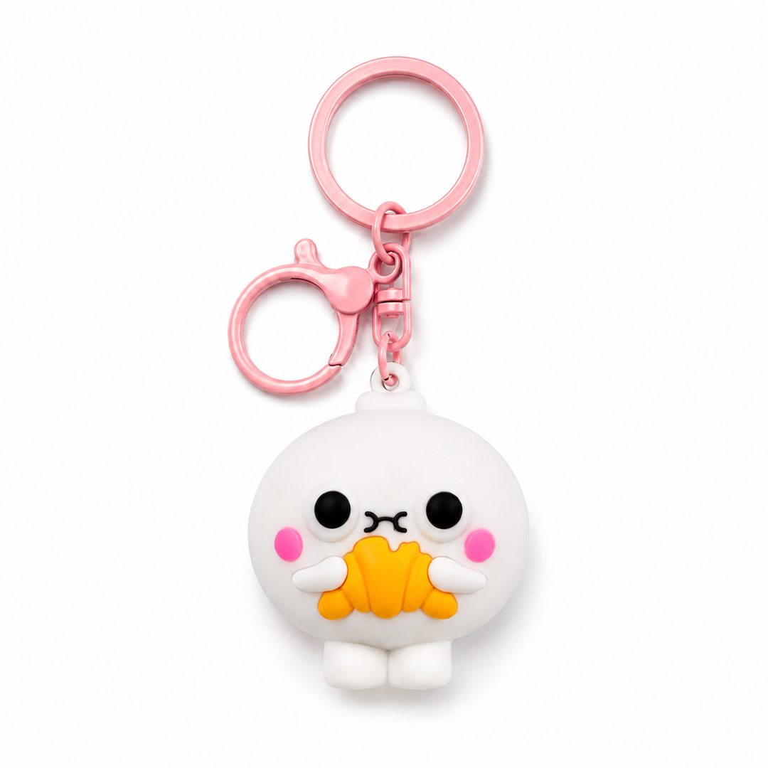 Kawaii Bao Bun Keychain