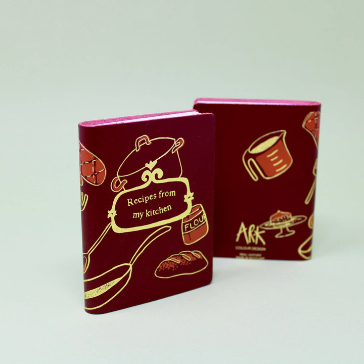 Illustrated Midi Leather Journal: Recipes from my kitchen