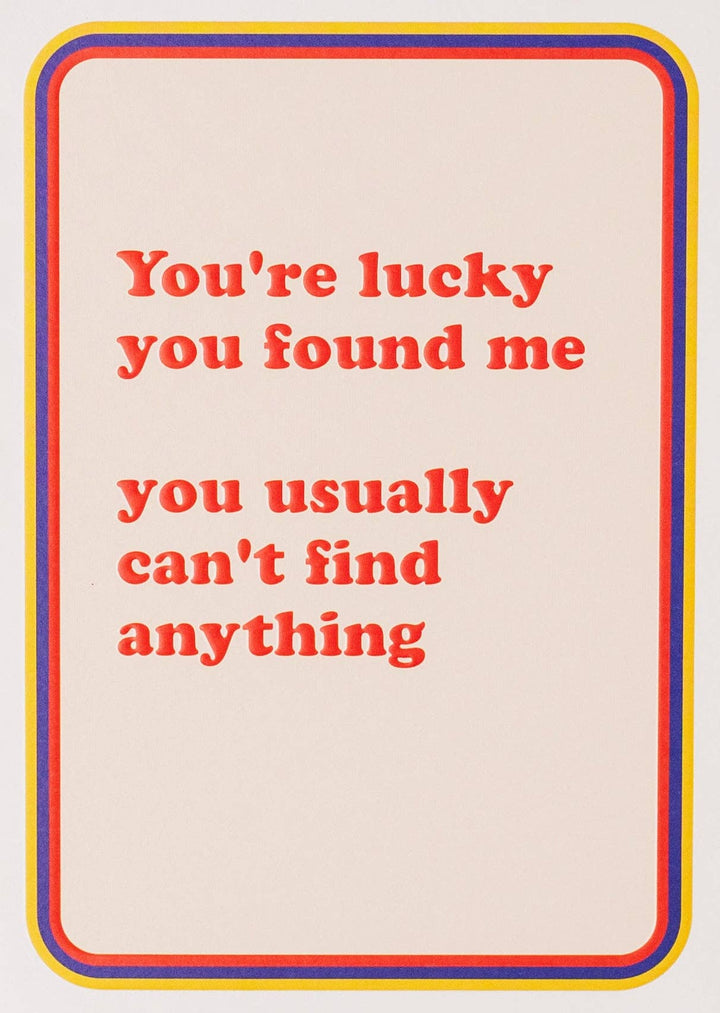 Found Me Anniversary Card