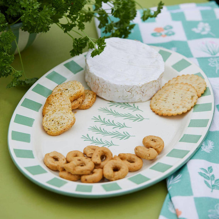 Rosemary Enamel Platter