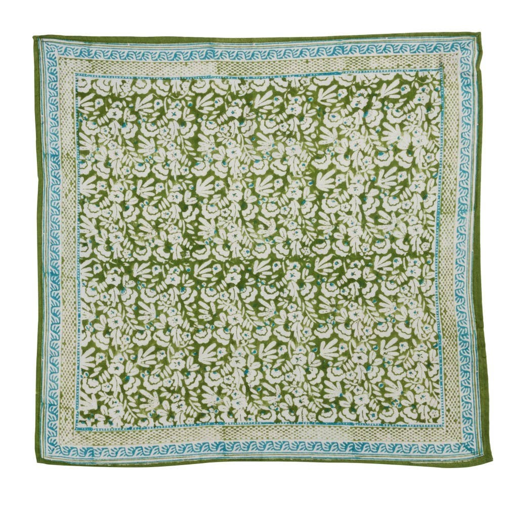 Iris Scarf in Leaf Green