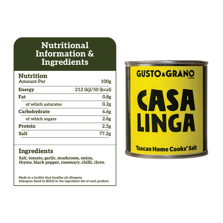 Gusto & Grano Un Tocco Casalinga Tuscan Home Cook's Salt
