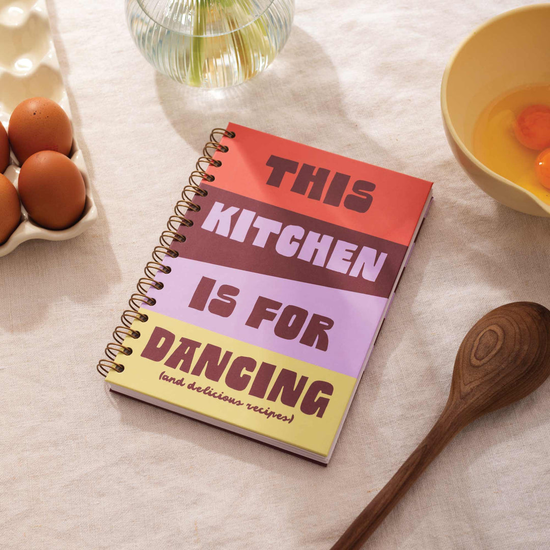 Kitchen Dancing Recipe Book Journal