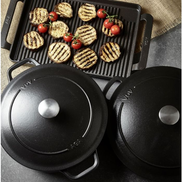 AGA Matt Cast Iron 26cm Casserole