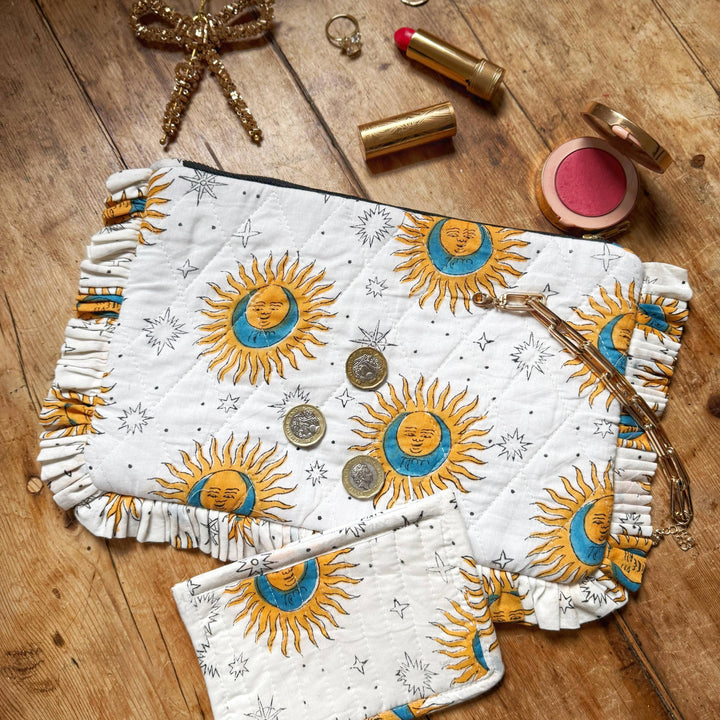 Celestial Ruffle Clutch