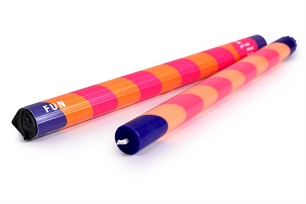 Colourform Candle in Helter-skelter