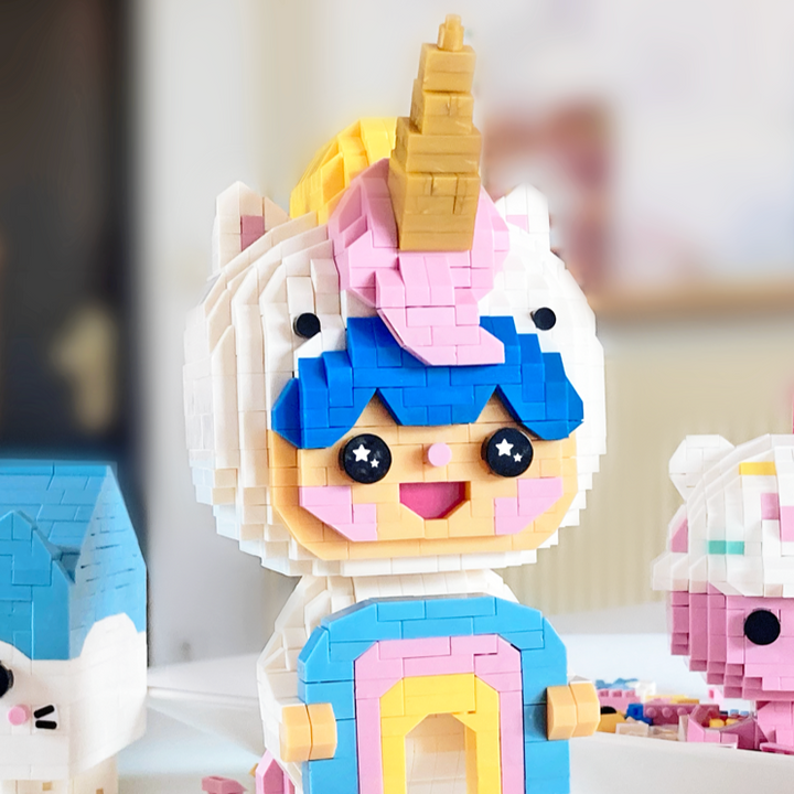 Rainbow Unicorn Mini Brick Kit
