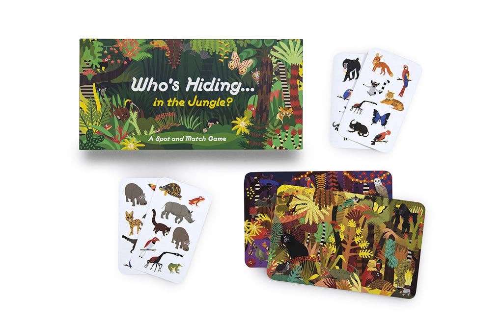 Who's Hiding in the Jungle? Matching Game