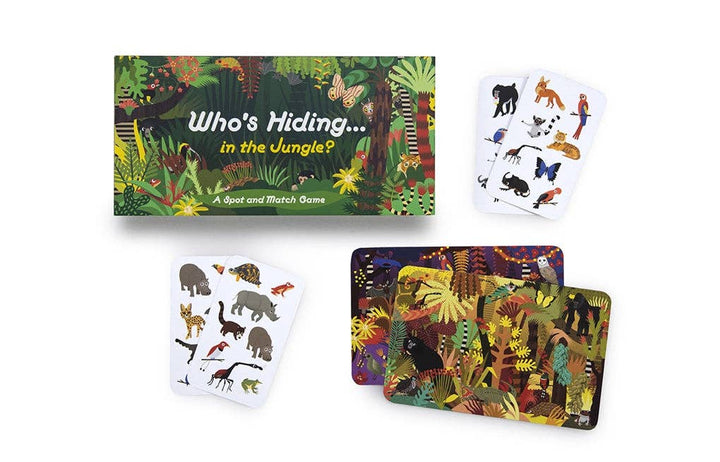 Who's Hiding in the Jungle? Matching Game