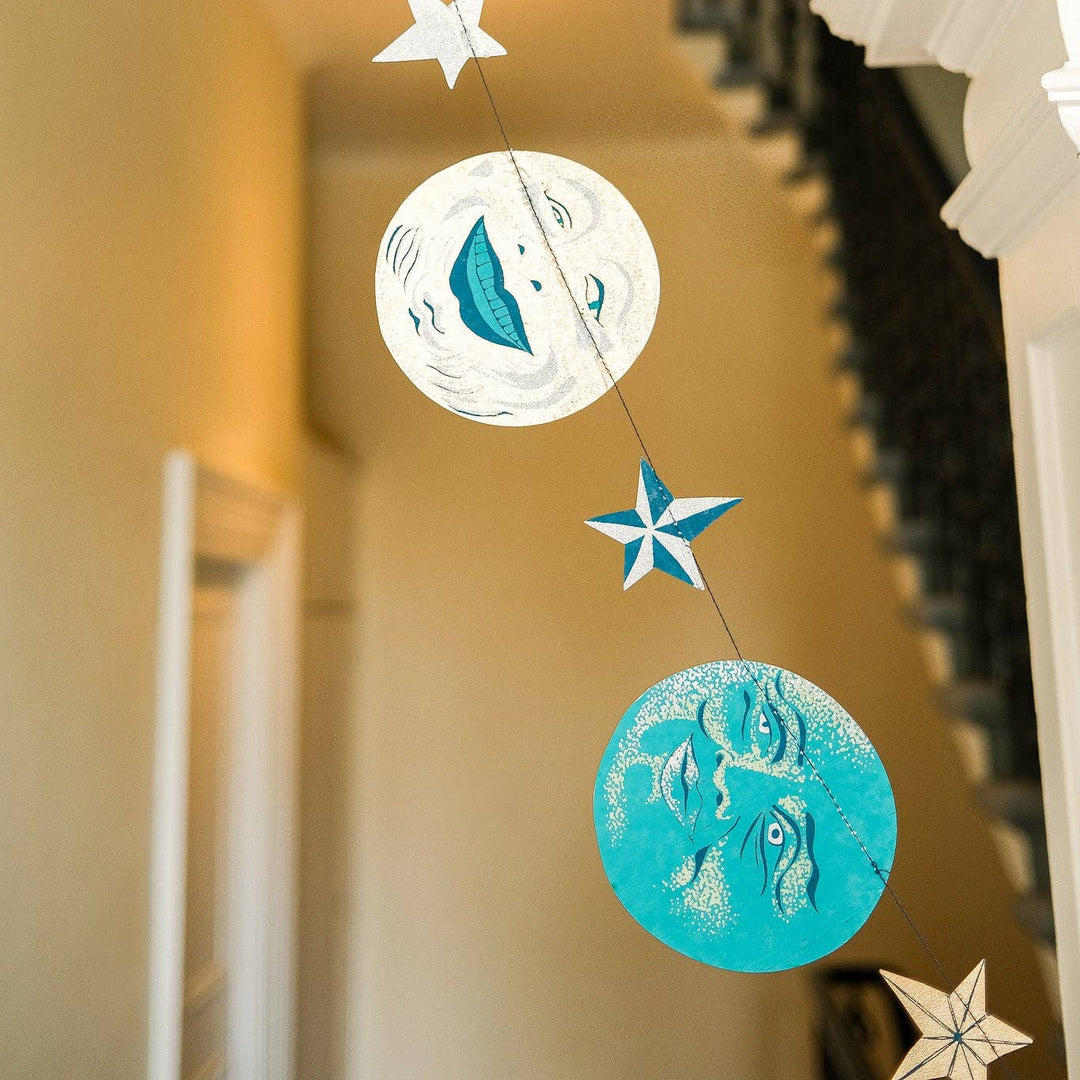 Man on the Moon Sewn Garland