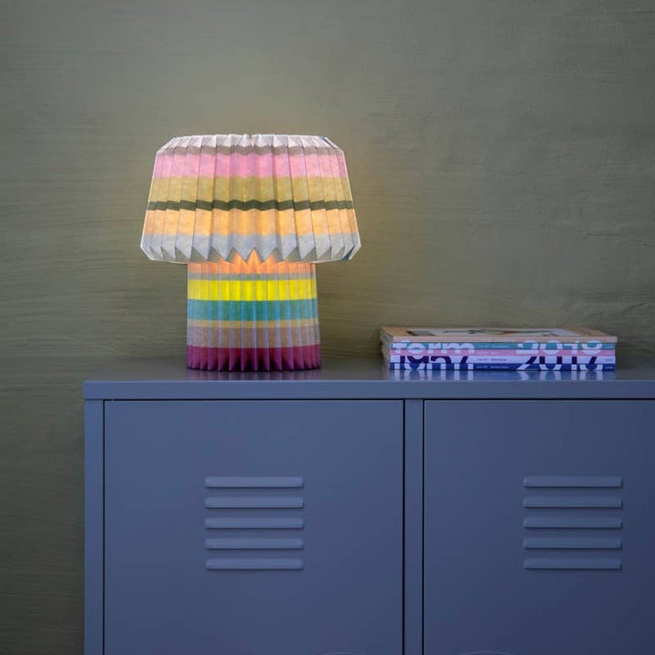 Anna Paper Lamp - Stripes