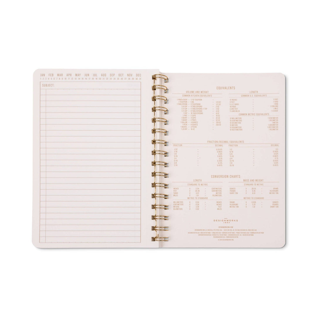 Pinwheel Pink A5 Twin Wire Notebook