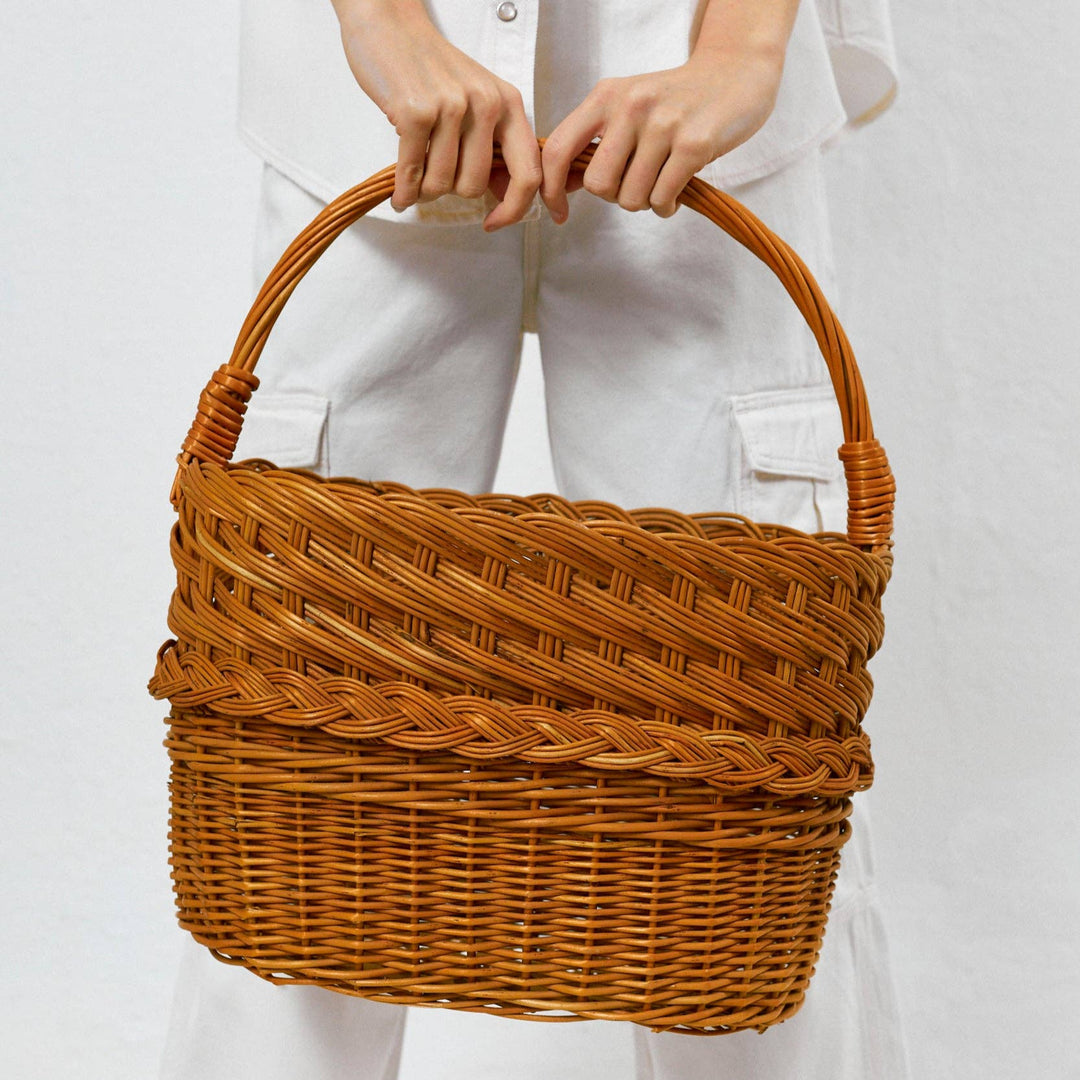 Natural Mango Magazine Basket Natural Mango Magazine Basket