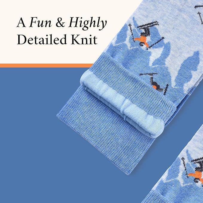 The Kamikaze Skier | Novelty Socks for Skiing Fans