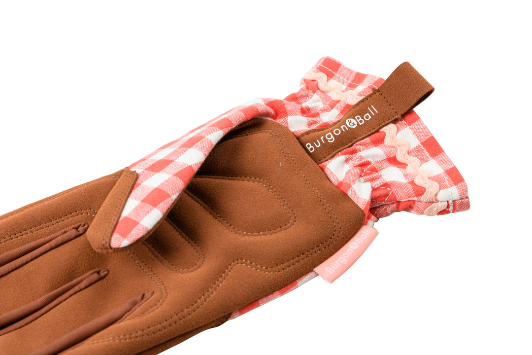 Rose Check Garden Gloves