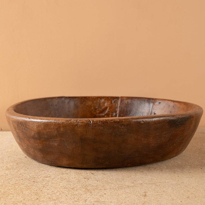 Vintage Wooden Parat Bowl - No.1