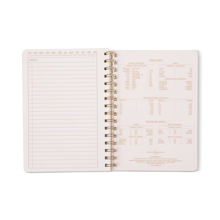 Blue Lattice A5 Twin Wire Notebook