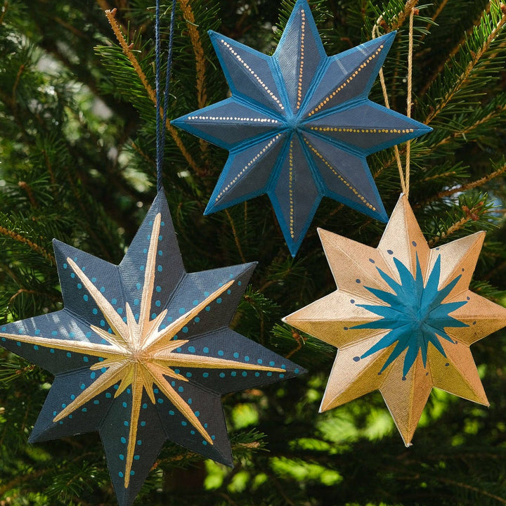 Twinkling Star Screen-Printed Board Decoration