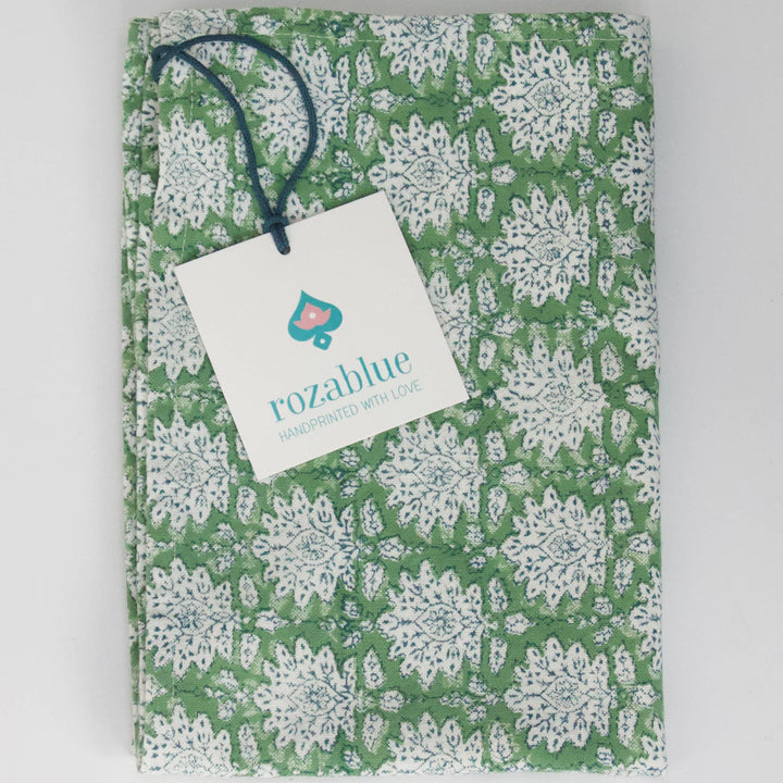 Blockprint Breezy Green Dishcloth