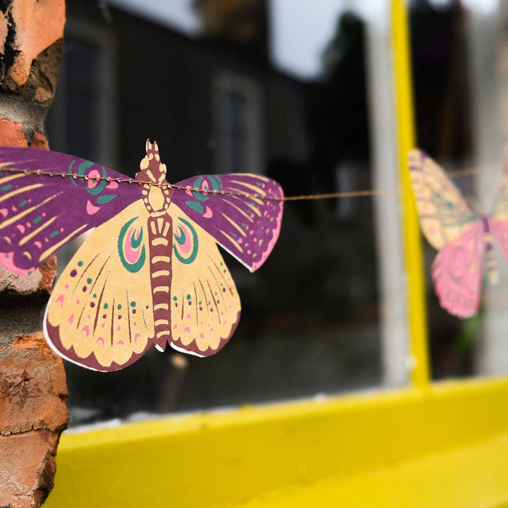 Colourful Butterflies Sewn Garland
