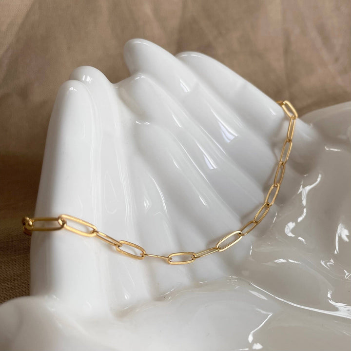 Long Link Chain Necklace - 18k Gold Plated