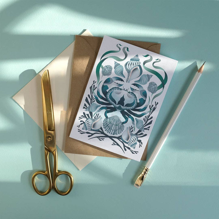 Shore Line Greetings Card