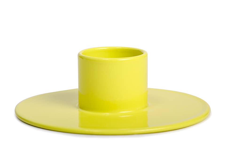 POP Acid Yellow Candle Holder