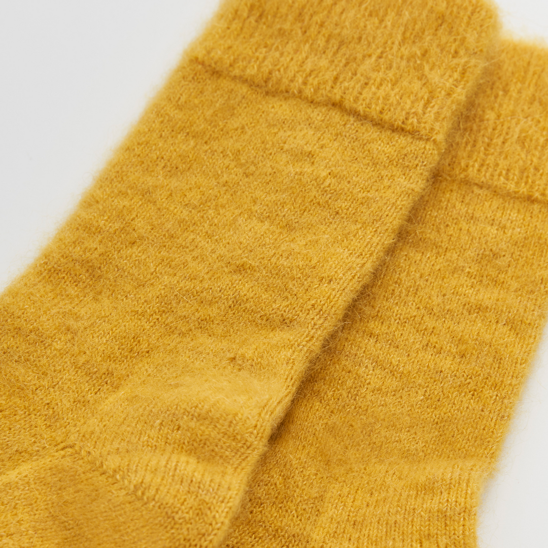 Pairs Dandelion Yellow Ultra Soft Alpaca Socks