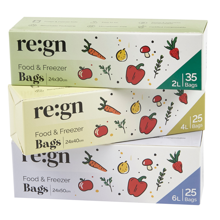 Compostable & Biodegradable 2L Food and Freezer Bags