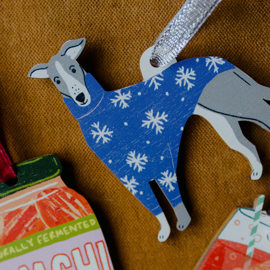Whippet Dog Decoration