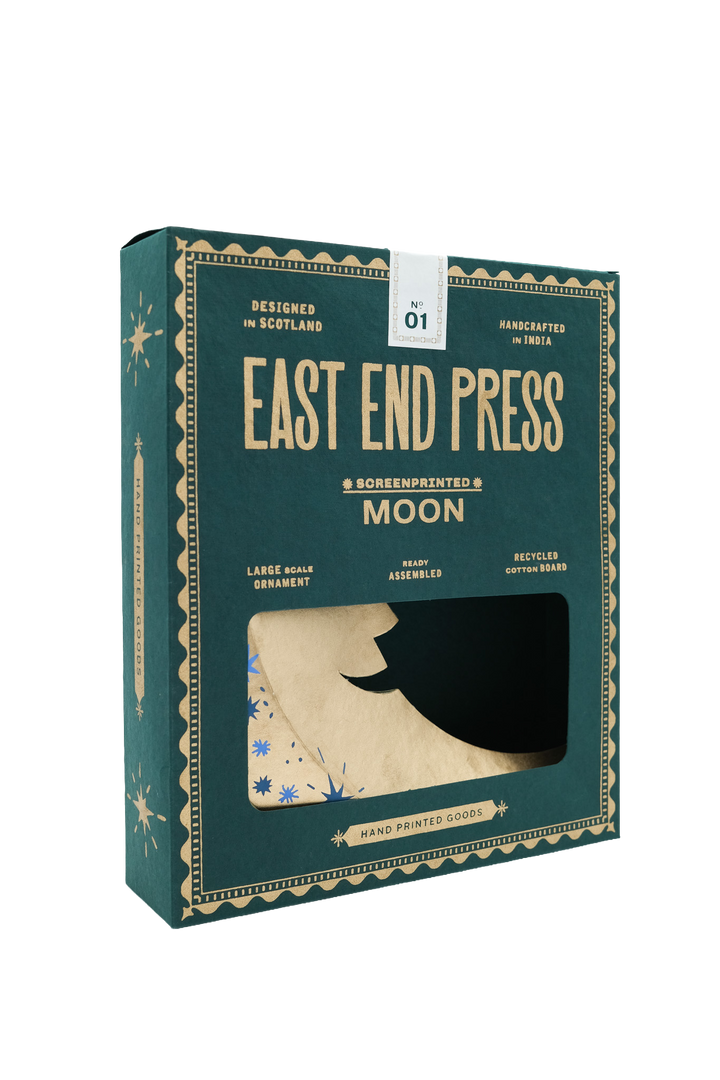 Starry Golden Moon Decoration - Extra Large