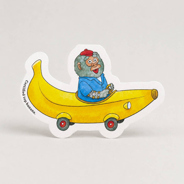 Bananas Gorilla Car Card by Richard Scarry