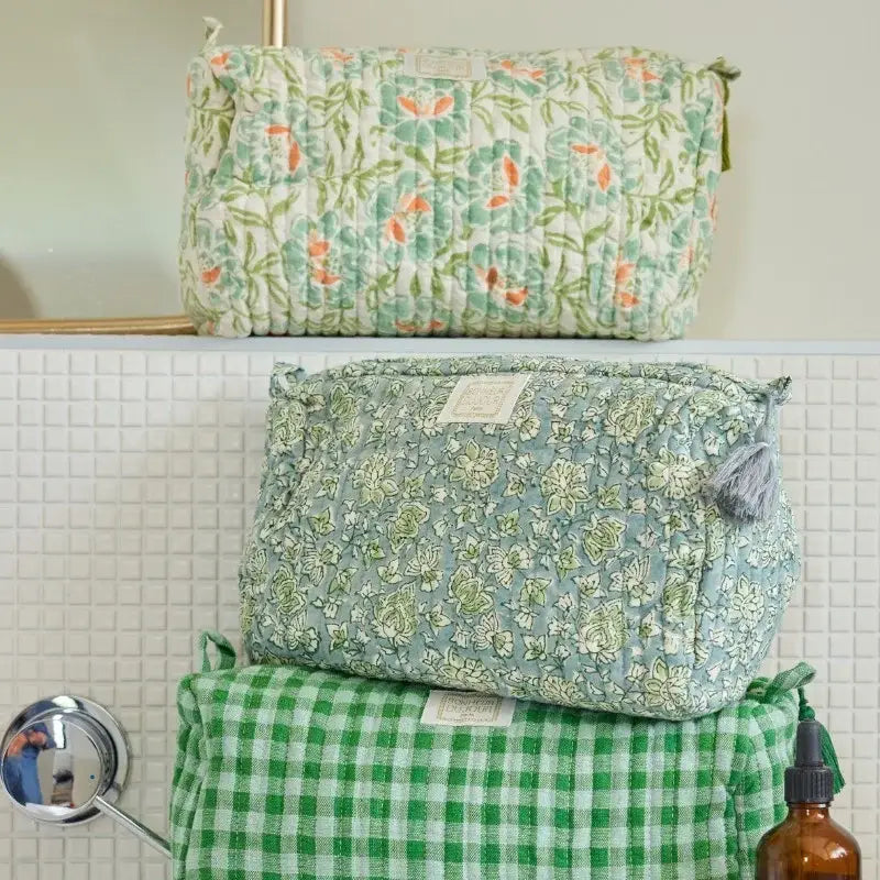 Vichy Green Washbag
