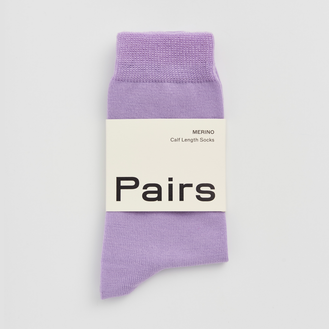 Pairs Parma Violet Merino Socks