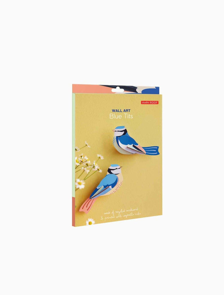 Blue Tits Set 3D Model Kit