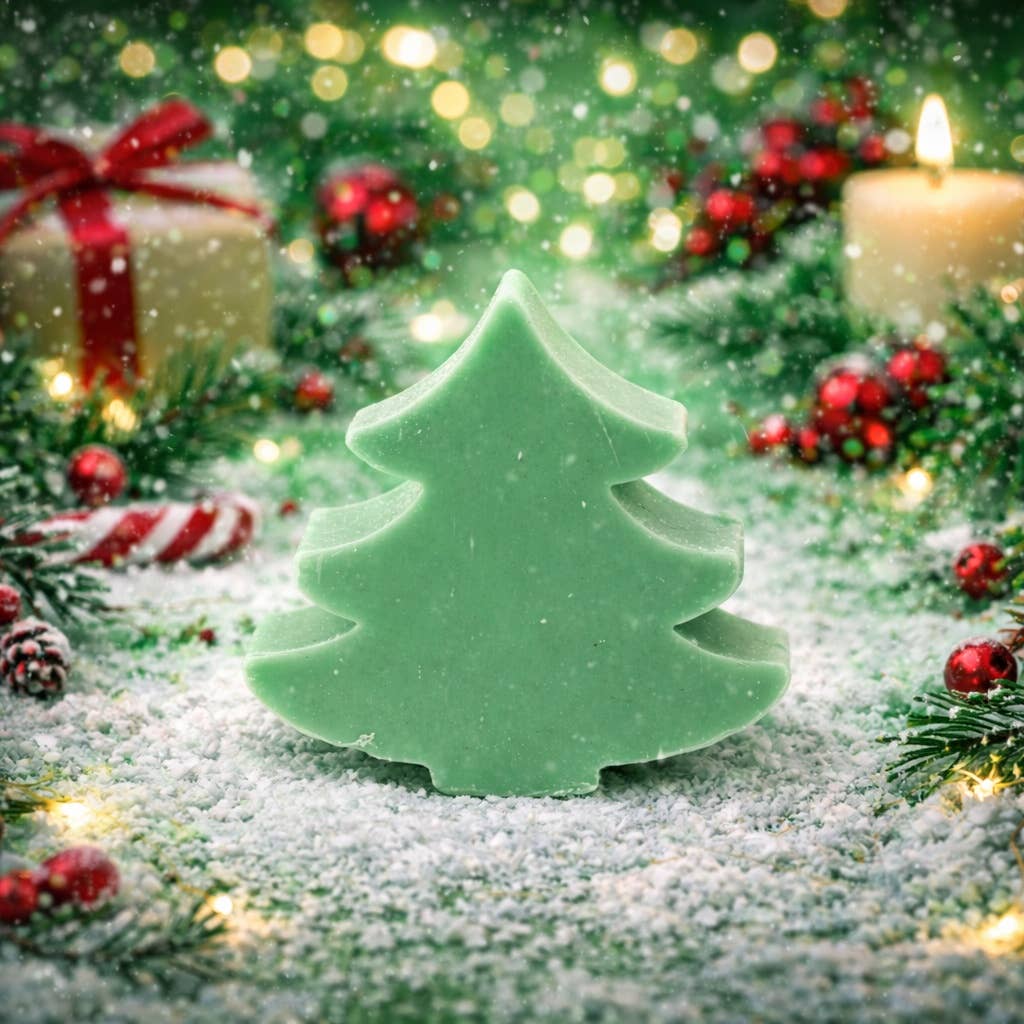 Green Tree Christmas Soap
