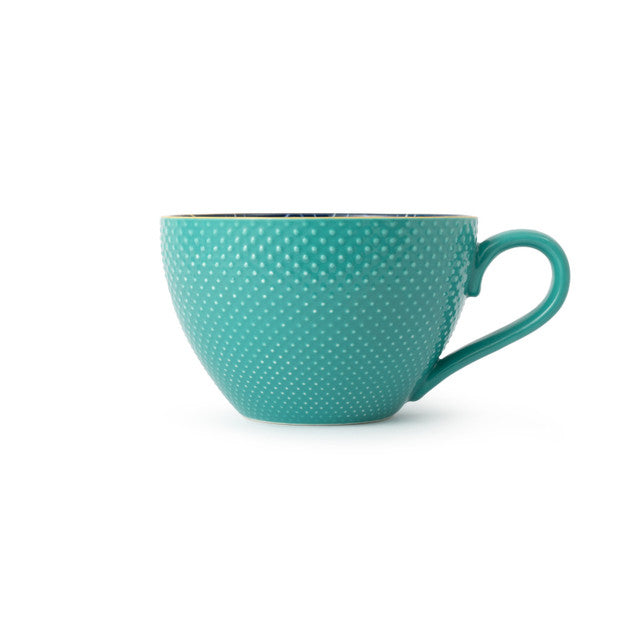 Indigo Chevron Stoneware Mug