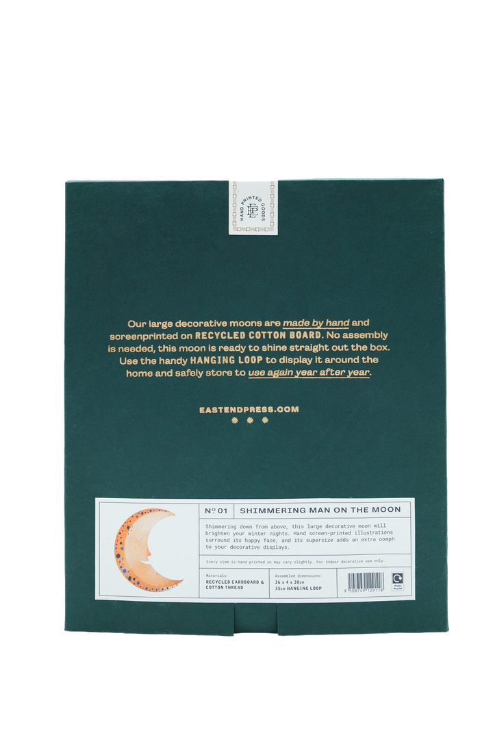 Starry Golden Moon Decoration - Extra Large