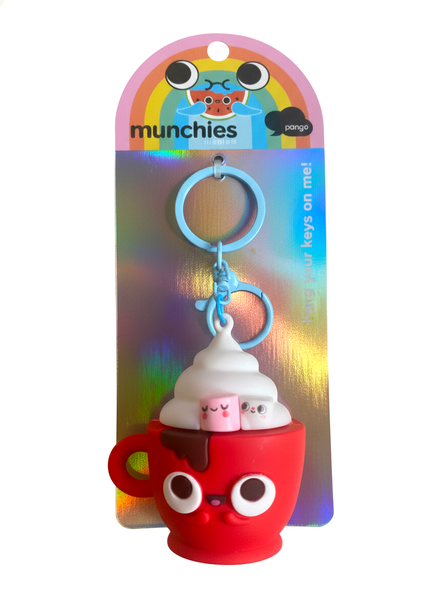 Kawaii Hot Chocolate Cup Keychain