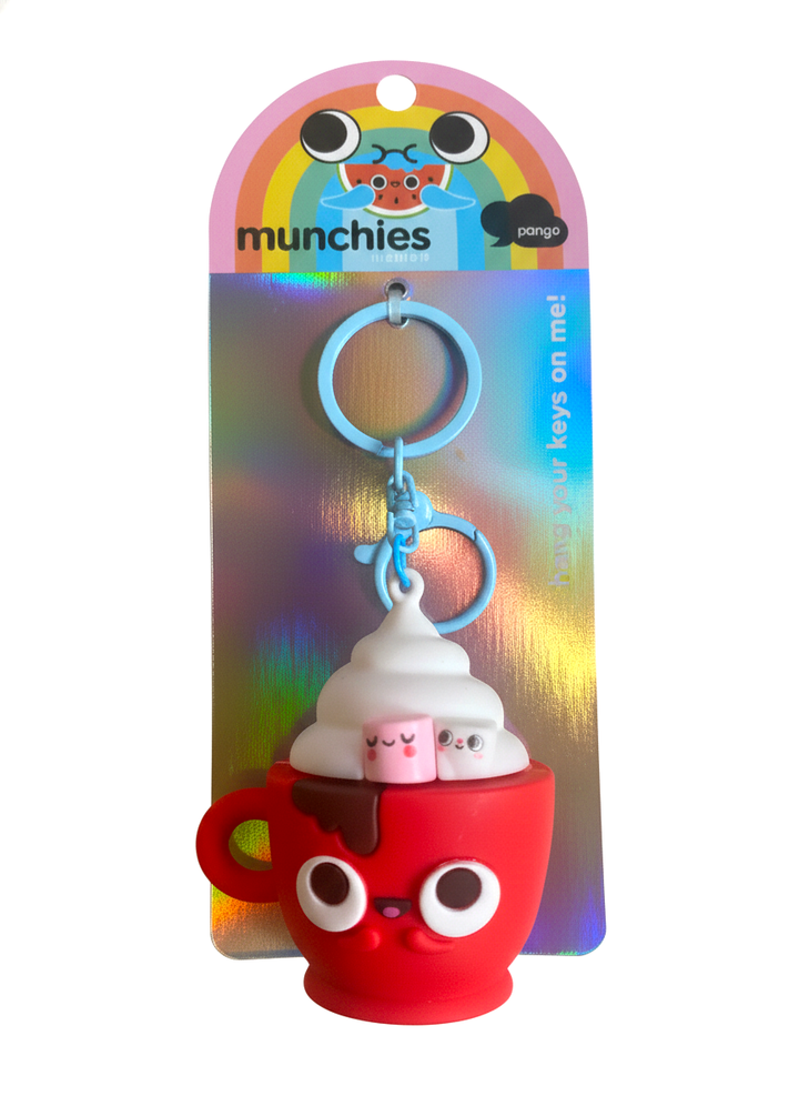 Kawaii Hot Chocolate Cup Keychain