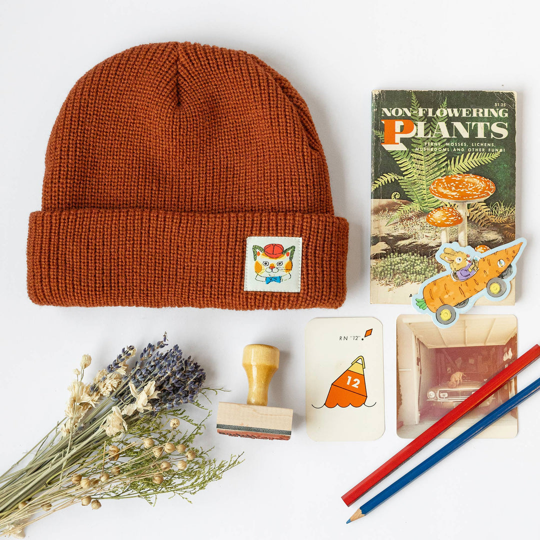 Richard Scarry® Huck Cat Beanie in Rust