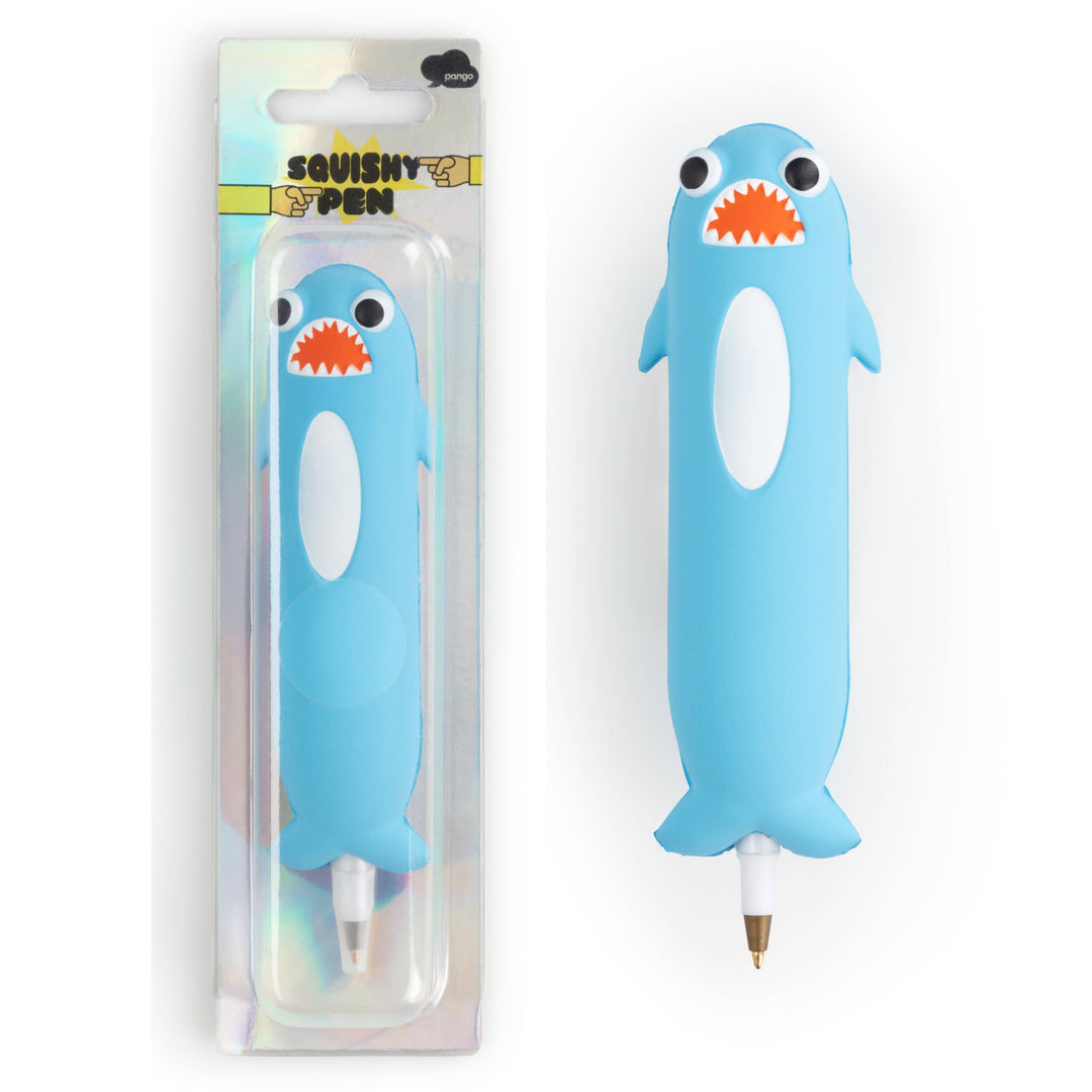 Blue Shark Squishy Pen