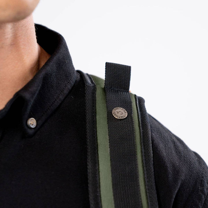 Adventurer 100% Recycled Backpack - Khaki & Orange