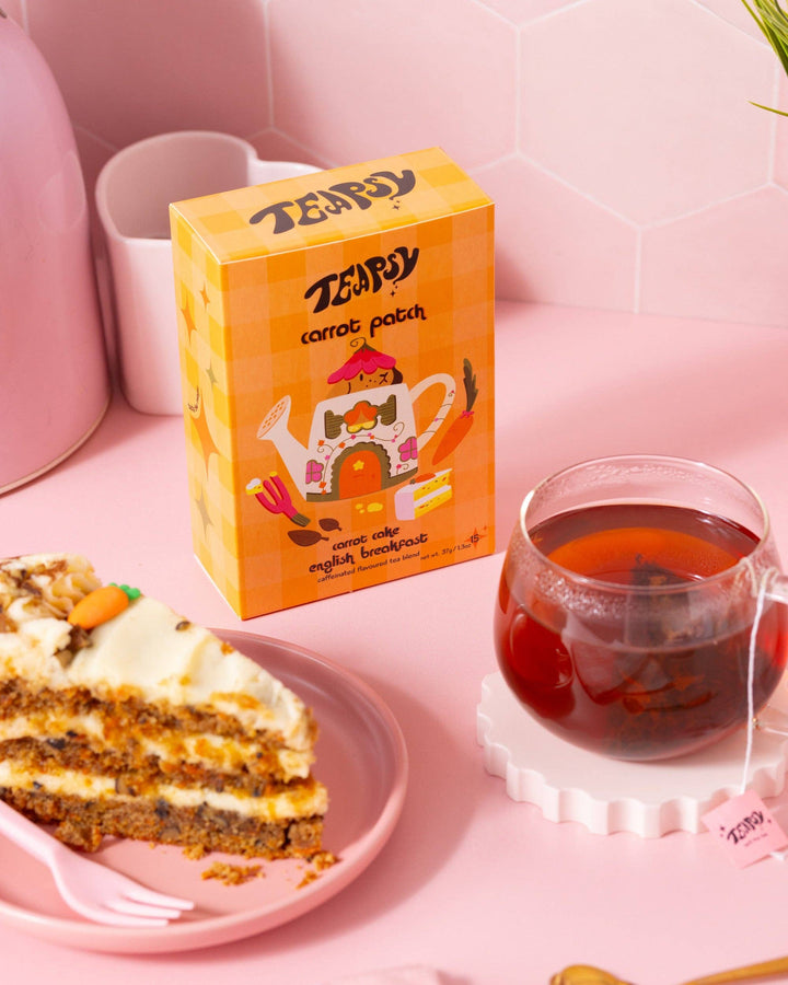 "Carrot Patch" Carrot Cake English Breakfast Tea