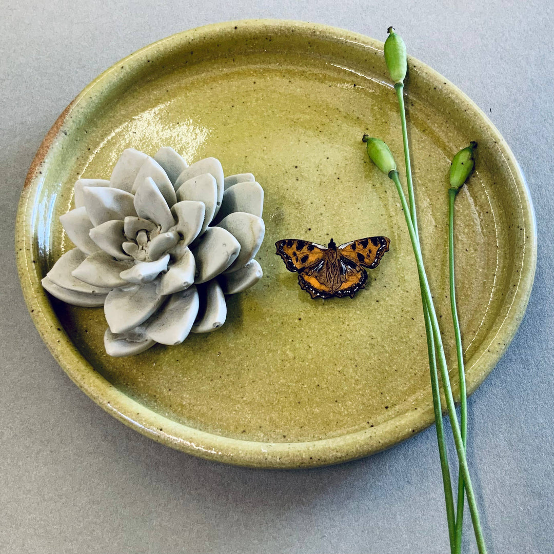 Tortoiseshell Butterfly Mini Pin Brooch