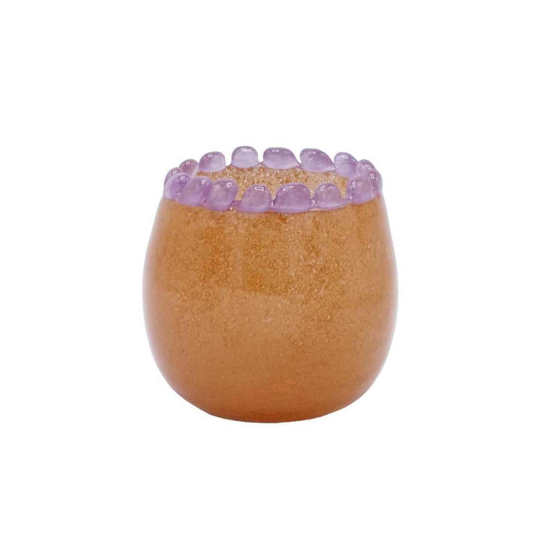 Moka Glass ‘Pearls’ Vase & Candle Holder