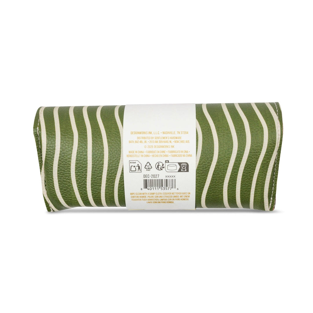 Wavy Stripe Printed Glasses Case