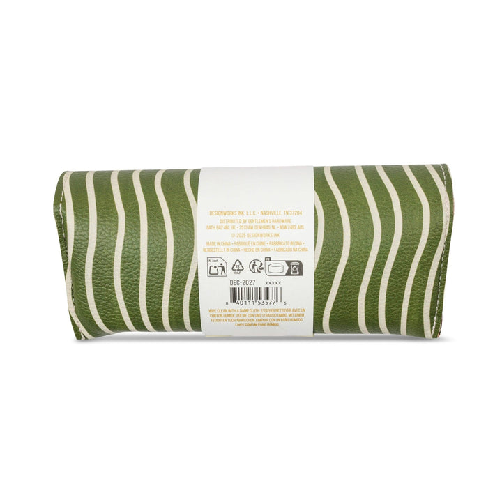 Wavy Stripe Printed Glasses Case